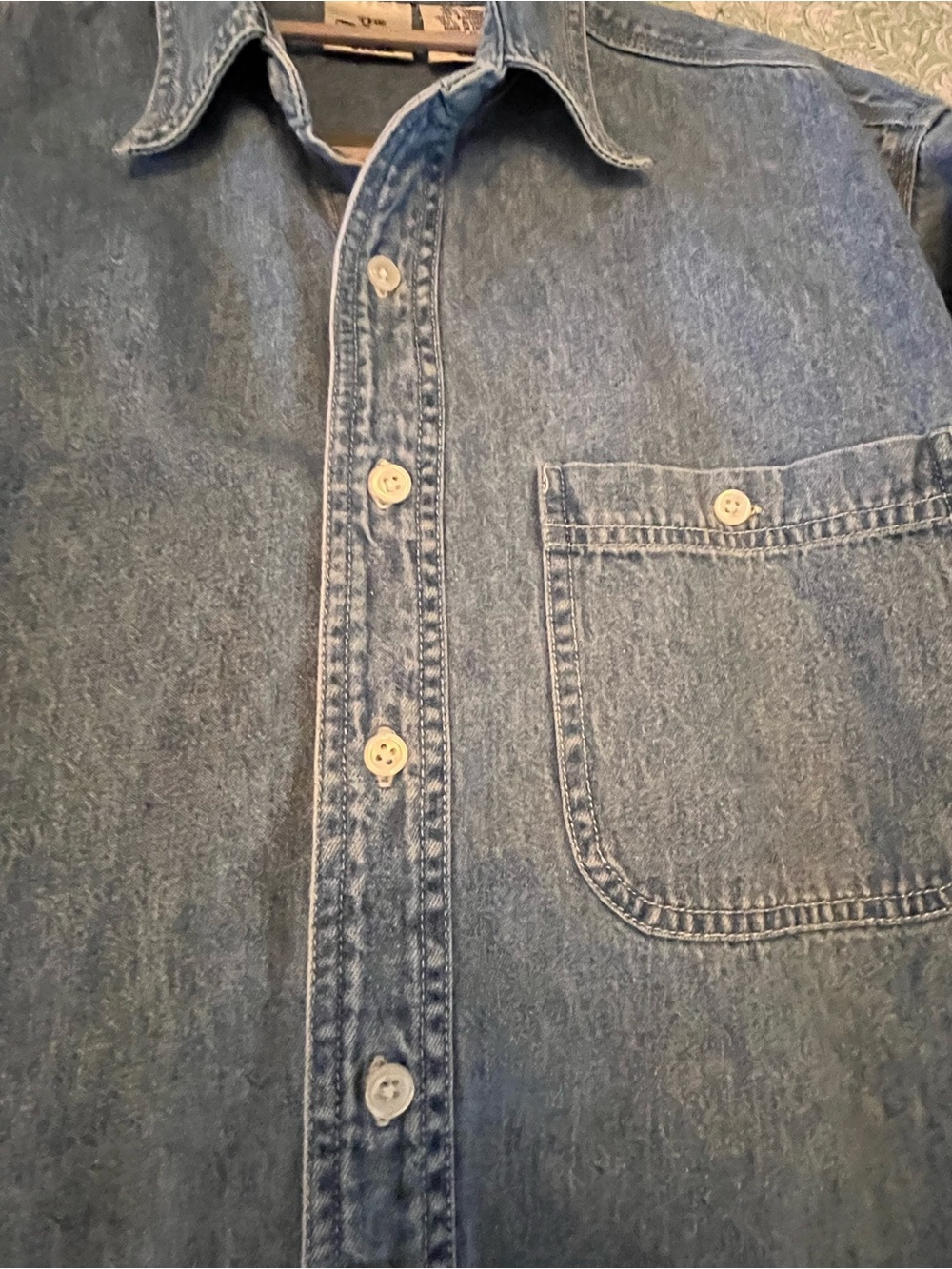 The Disney Store Mickey and Friends Embroidered Back Denim Style Shirt - Picture 6 of 10